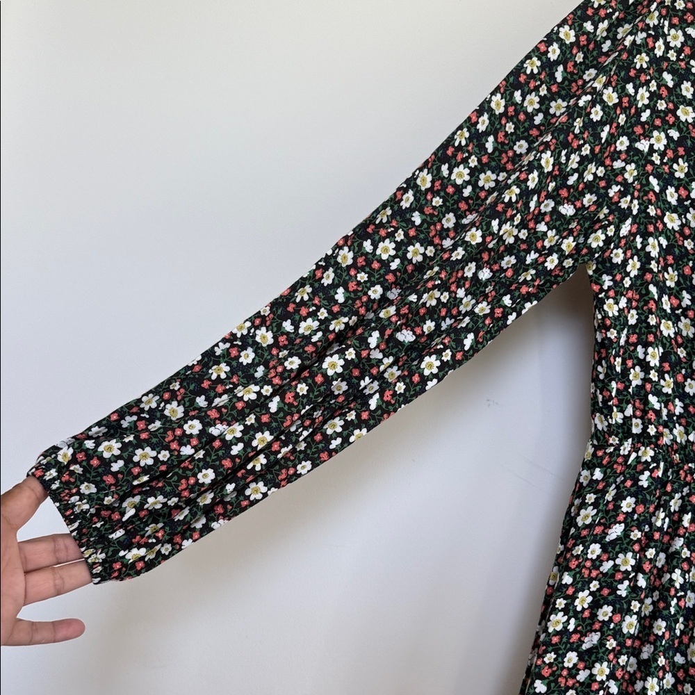 Sunday Black Floral Long Sleeve Dress - Picture 8 of 8